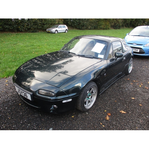 3 - JSY36  - A two digit Jersey JSY registration mark assigned to a 1995 Mazda MX5 1.8 convertible(petro... 