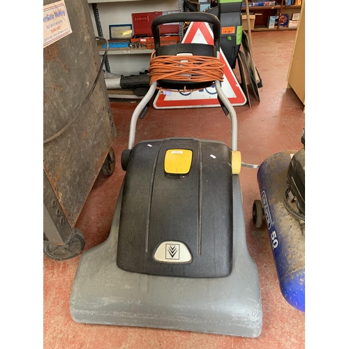 103 - A Karcher Professional CV66/2 commercial pedestrian operated sweeper