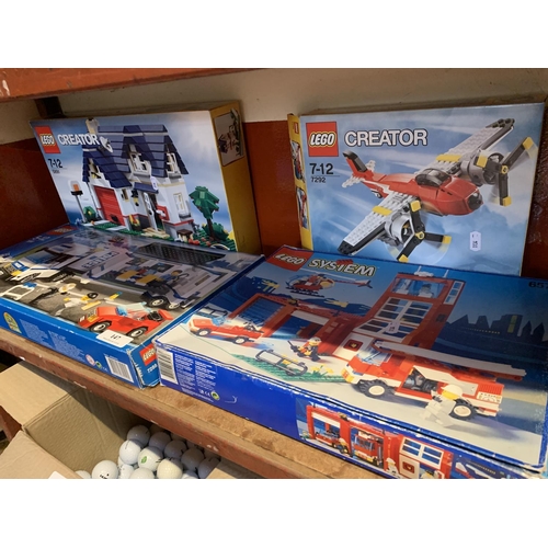 147 - Four Lego boxed Creator sets