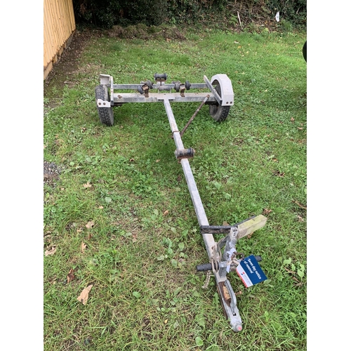 32 - A galvanised dinghy trailer - for sale by Authority of the Harbour Master