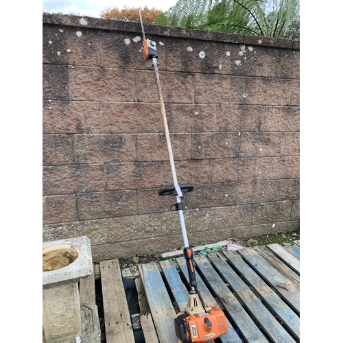 48 - A Stihl FS120 petrol pole chainsaw