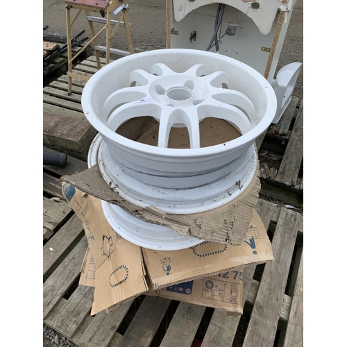 86 - A set of four Wolfrace wheel rims