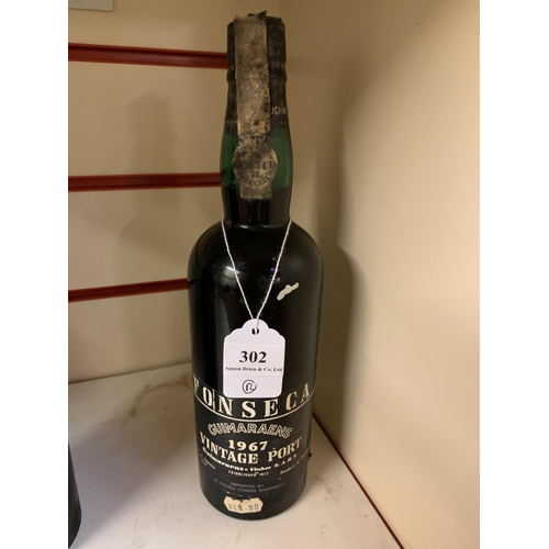 302 - A bottle of 1967 Fonseca Port