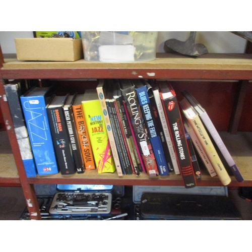 111 - An accumulation of books pertaining to jazz and popular music