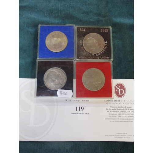 119 - Four silver coins