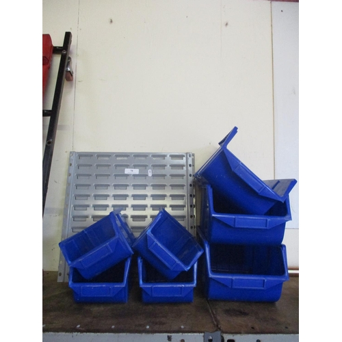 70 - A range of Terry parts bins and racking