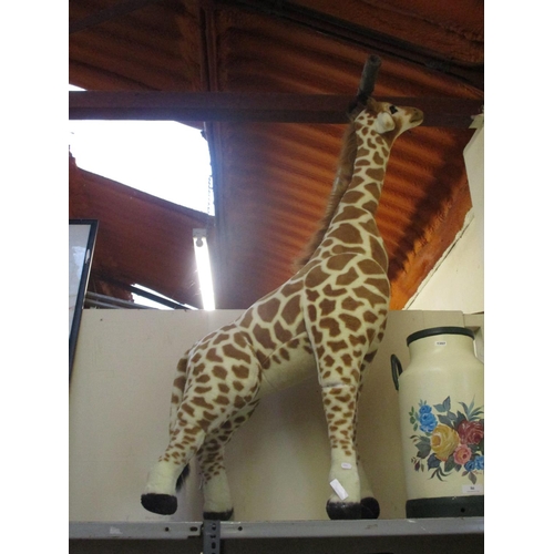 85 - A large soft toy modelled in the form of a giraffe