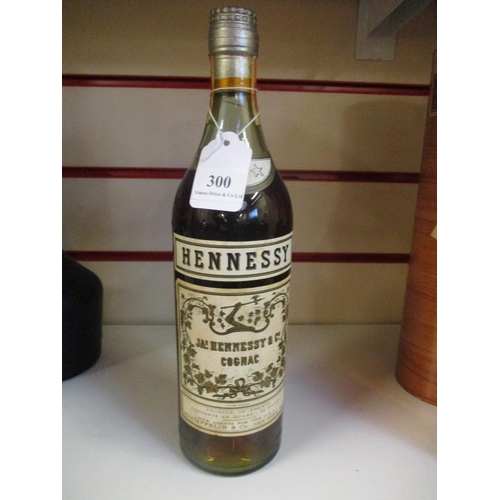 300 - A bottle of J.A. Hennessy & Co. Cognac