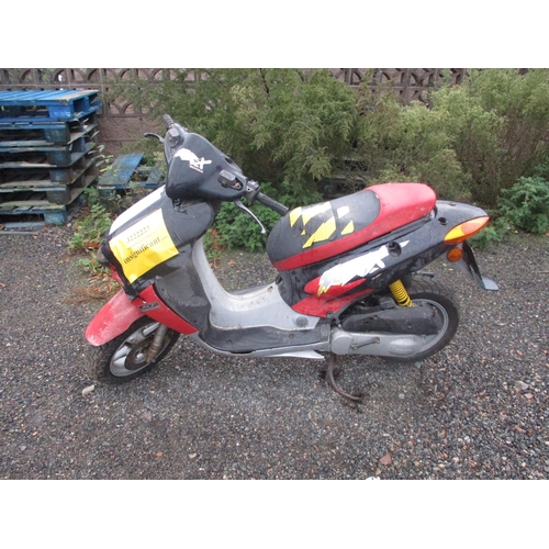 1 - J222223 - A six digit registration mark assigned to a scooter of insignificant value