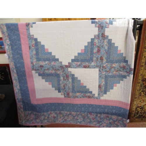 334 - A hand crafted quilt