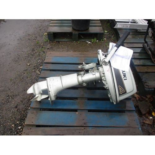 63 - A Suzuki DT4 4hp outboard engine