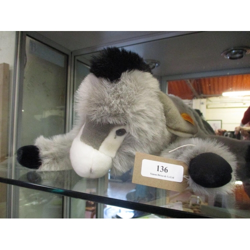 136 - A Steiff donkey