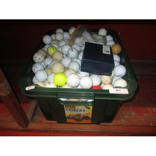 465 - An enormous quantity of golf balls