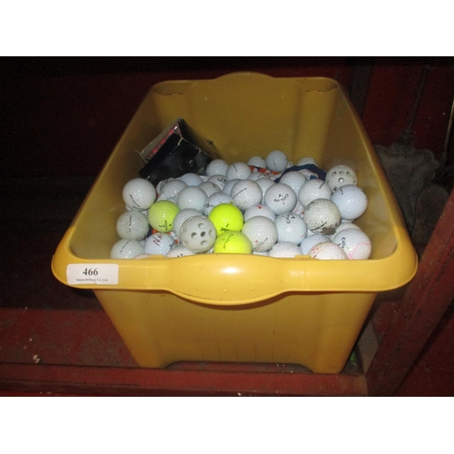 466 - An enormous quantity of golf balls