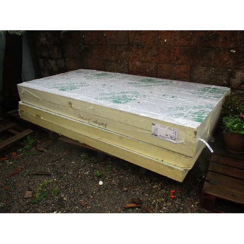 44 - Four sheets of Kingspan Therma insulation