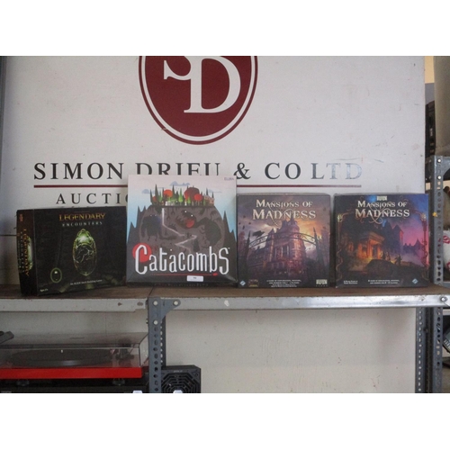 90 - Two Mansions of Madness mystery horror board games together with two others