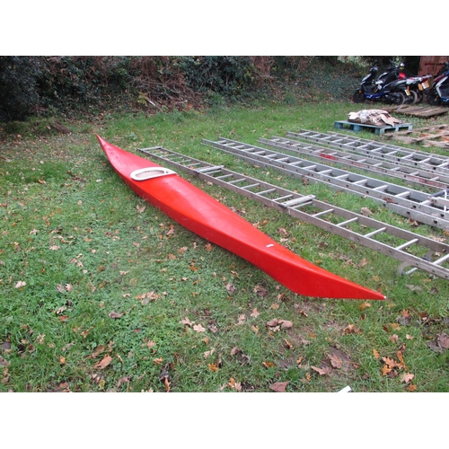 12 - A GRP canoe