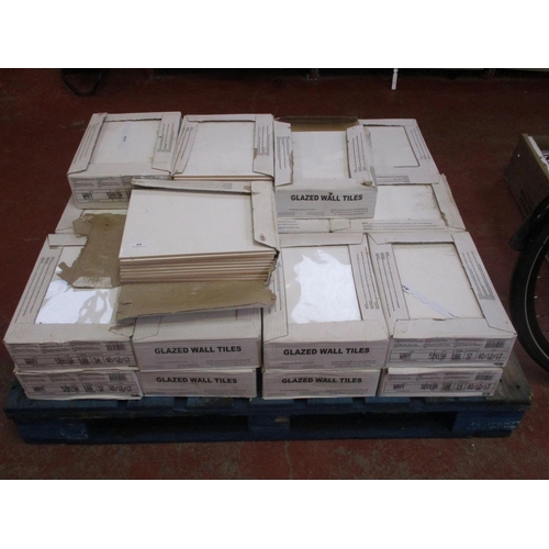 64 - Twenty six boxes of glazed ceramic wall tiles