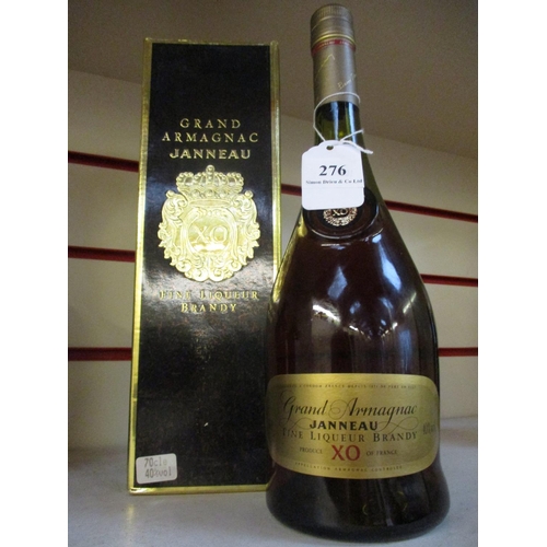 276 - A presentation bottle of Grand Armagnac Janneau Fine Liqueur Brandy XO