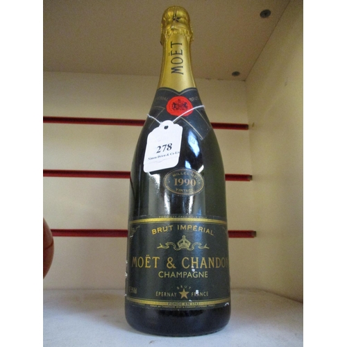 278 - A bottle of Moet & Chandon Brut Imperial 1990 Vintage Champagne