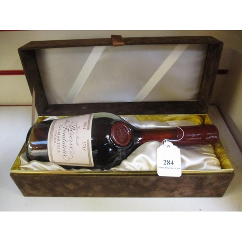 284 - A bottle of J&F Martell Reserve du Fondateur Cognac