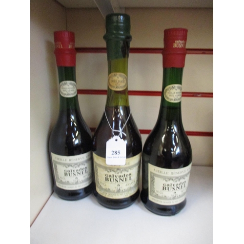 285 - Three bottles of Calvados