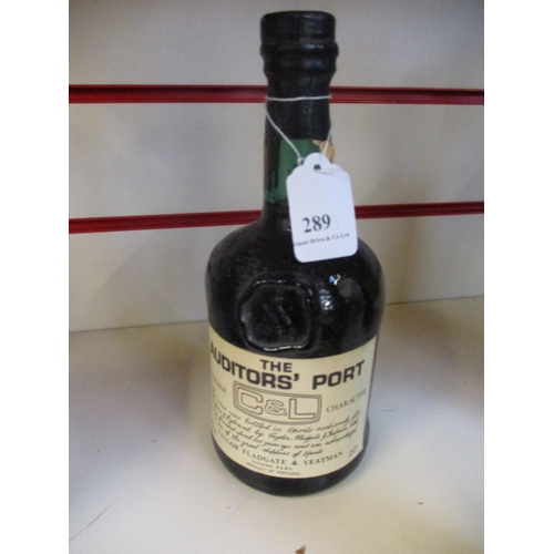 289 - A bottle of Taylor Fladgate & Yeatman (The Auditor's Port)