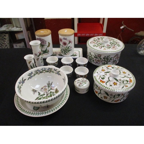 302 - A range of Portmeirion Botanic Garden pottery