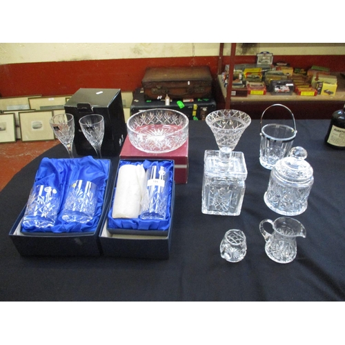 316 - A range of crystal glass ware by Royal Doulton, Bohemia, Royal Albert and others