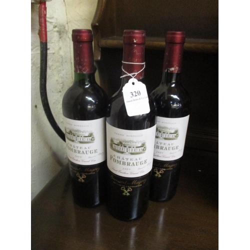 320 - Three bottles of 2009 Chateau Fonbrauge Saint Emilion Grand Cru