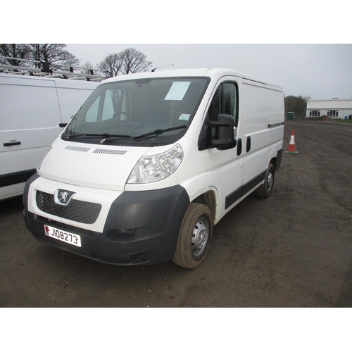 10 - A 2011 Peugeot Boxer 330 2.2 HDi panel van J109273 (diesel/manual), odometer reading 99,233 miles