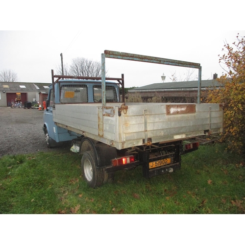 11 - A 1985 Leyland Sherpa 350 2.0 TD tipper J51902 (diesel/manual), odometer reading 120,277 miles - Exe... 