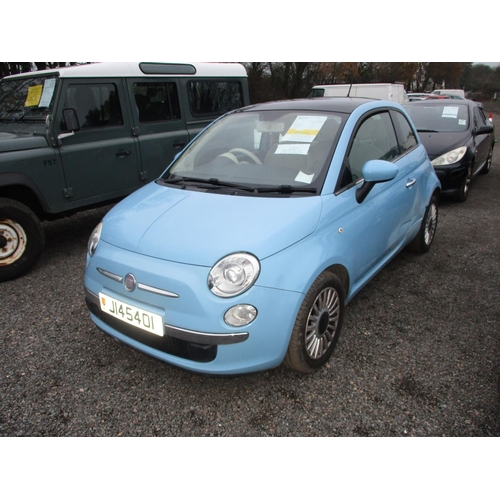 3 - A 2012 Fiat 500 Lounge 1.2 five door hatchback J145401 (petrol/manual), odometer reading 47,708 mile... 