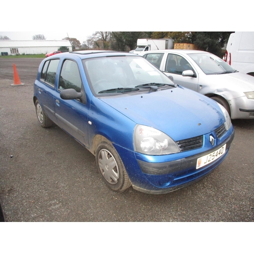 6 - A 2008 Renault Clio Expression 1.2 five door hatchback J25440 (petrol/manual), odometer reading 31,4... 