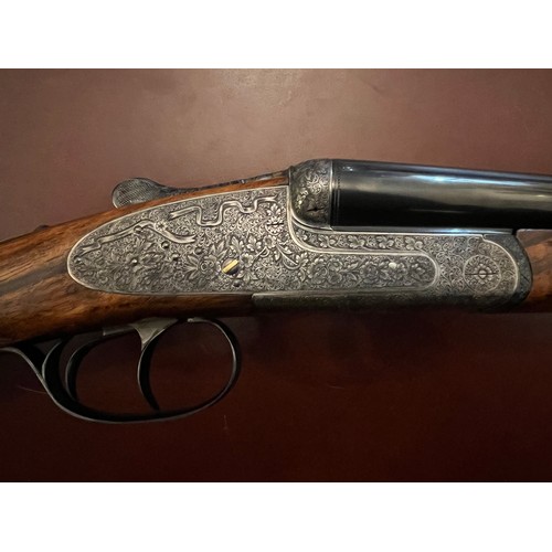 125 - An Arrieta twenty gauge round body sidelock self opening ejector side by side shogun, 28” barrels ch... 