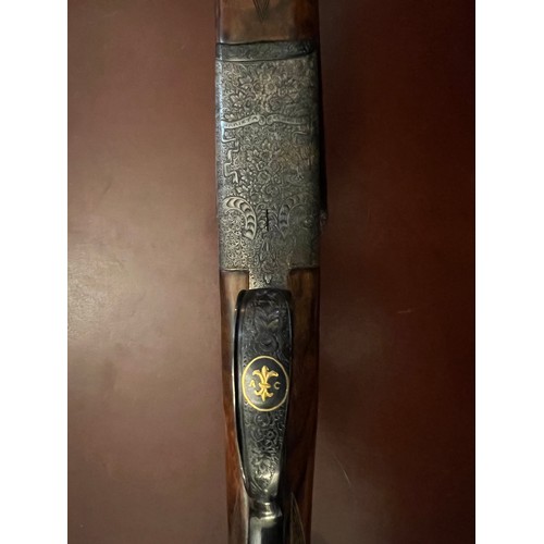 125 - An Arrieta twenty gauge round body sidelock self opening ejector side by side shogun, 28” barrels ch... 