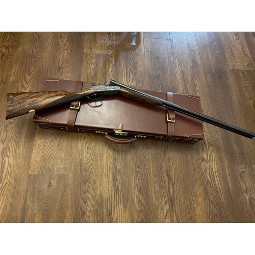 125 - An Arrieta twenty gauge round body sidelock self opening ejector side by side shogun, 28” barrels ch... 