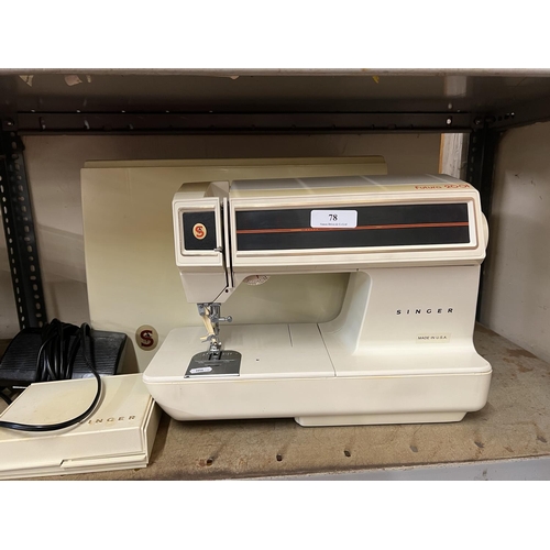 A Singer Futura 2001 electric sewing machine