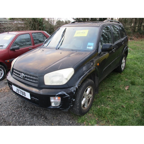 2 - J9788 - a four digit registration mark assigned to a vehicle of insignificant value
