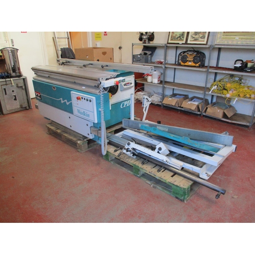 62 - A Wadkin CPD160 sliding table panel saw