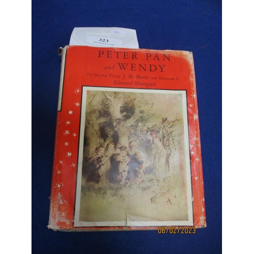 323 - A book Peter Pan & Wendy illustrated by Edmund Blampied