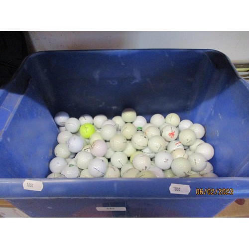 345 - A quantity of golf balls