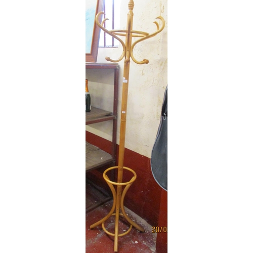 291 - A bentwood hat and coat stand