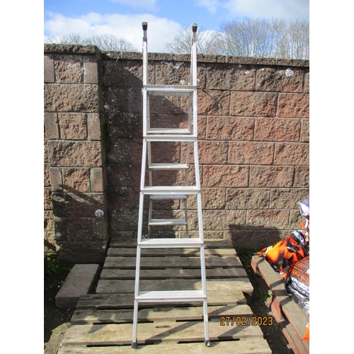 38 - A Black & Decker three in one aluminium ladder