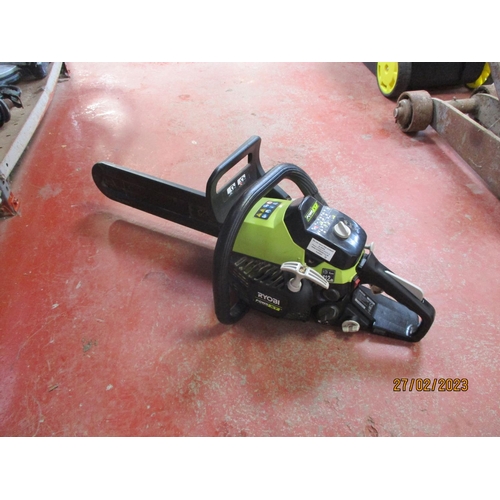 89 - A Ryobi petrol chainsaw