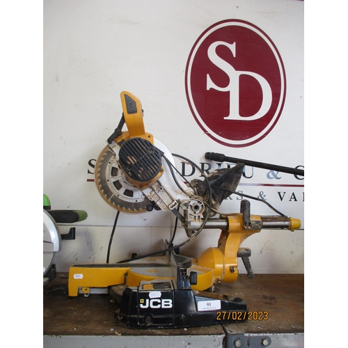 91 - A JCB radial arm saw