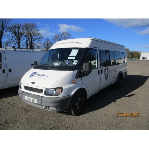 11 - A 2006 Ford Transit 2.4 TDi seventeen seat minibus J66425 (diesel/manual), odometer reading 13,756 m... 