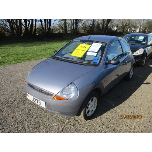 3 - J273 - A three digit registration mark assigned to a one owner 1997 Ford KA 2  three door hatchback ... 