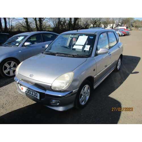 8 - A 2002 Daihatsu Sirion 1.3 F-Speed five door hatchback J30330 (petrol/automatic), odometer reading 6... 