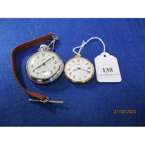 138 - Two gentleman's pocket watches by Sekonda and Smiths